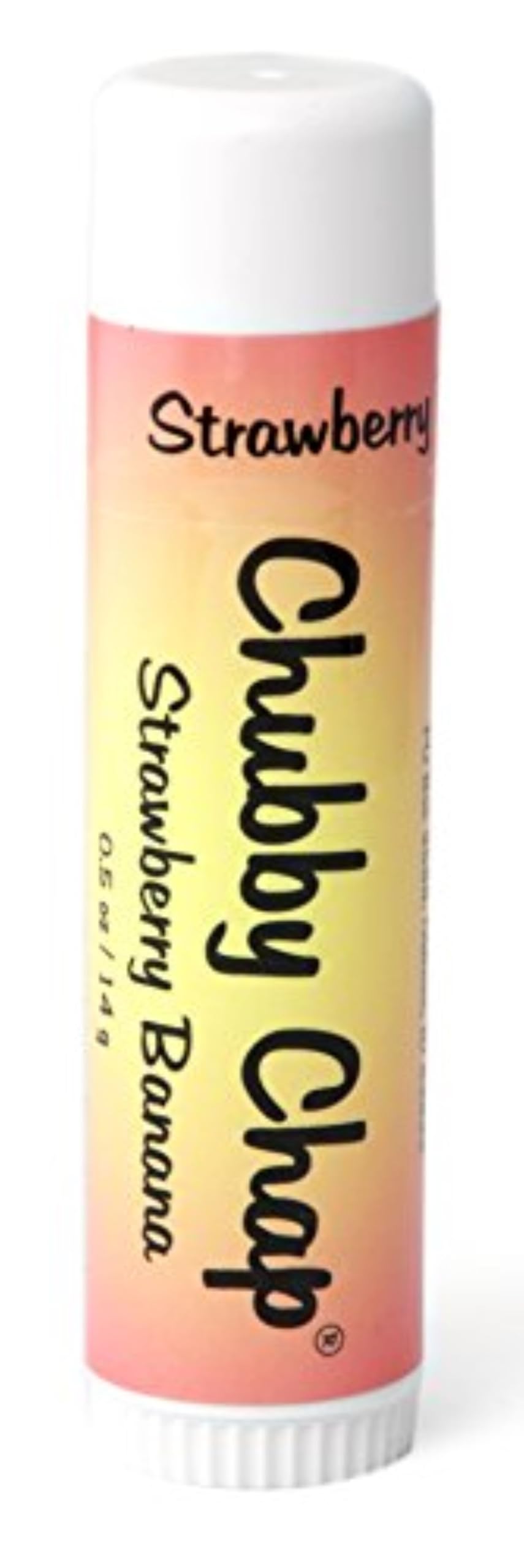 Chubby Chap - Three (3x) Large Jumbo Natural Lip Balm - .5 Ounce Strawberry Banana Beauty and Personal Care Chubby Chap
