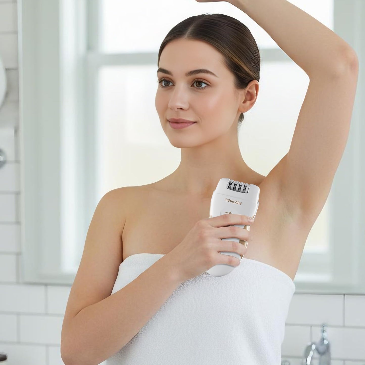 Epilady Legend 5 Rechargeable Cordless Epilator for Women, 56-Tweezer Dual Speed Full Body Hair Removal Device for Legs, Underarms, & Bikini Beauty and Personal Care Epilady