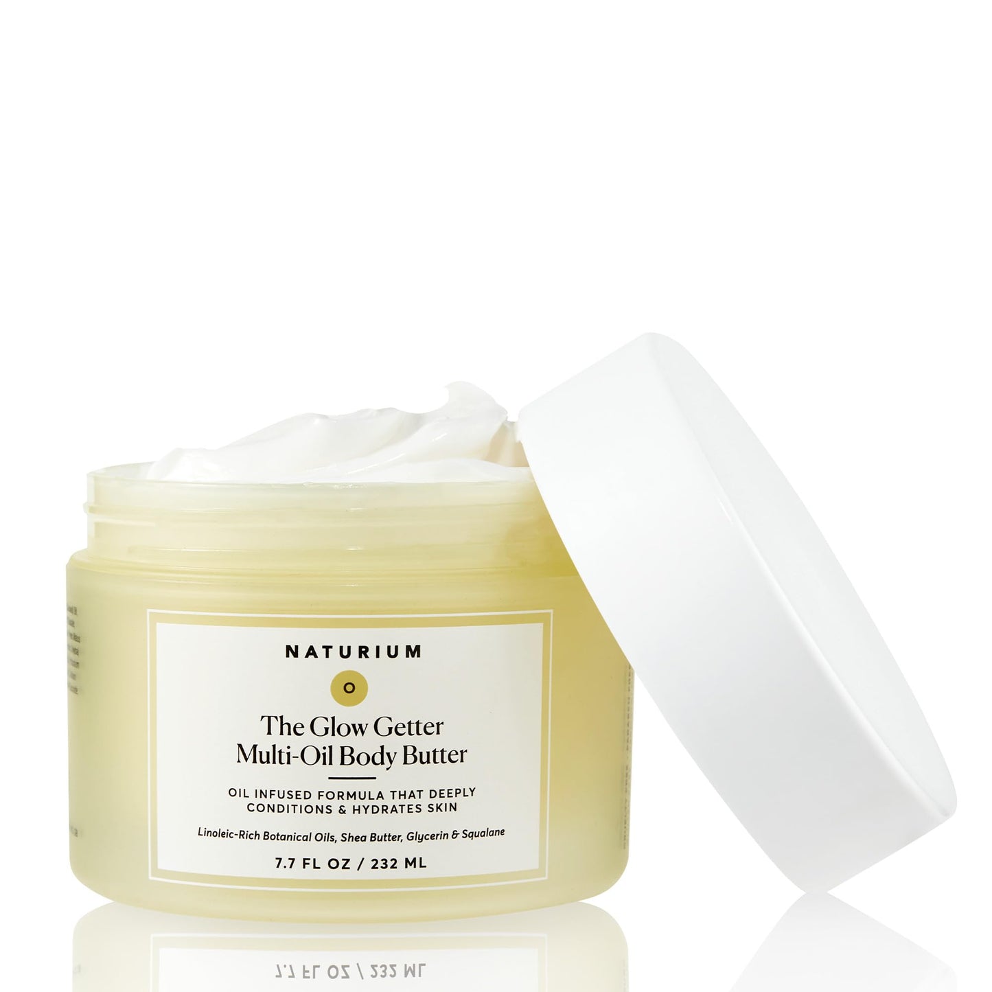 Naturium The Glow Getter Whipped Multi-Oil Body Butter, Firming Cream & Body Moisturizer with Shea Butter, 7.7 fl oz Beauty & Personal Care Naturium