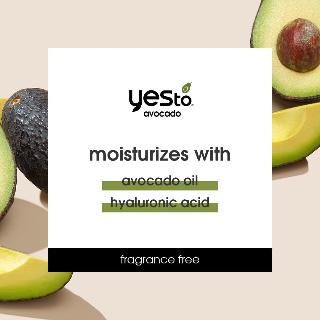 Yes To Avocado Fragrance-Free Hyaluronic Acid Serum, Deeply Nourishing Formula Helps Attract & Infuse Dry, Parched Skin With Moisture & Omega-3 Fatty Beauty & Personal Care Yes To