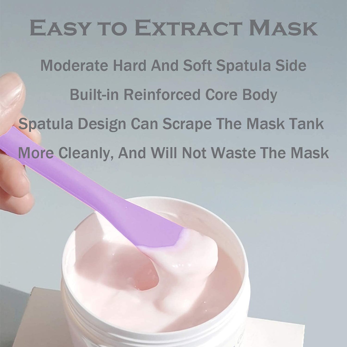 RamPula Silicone Facial Mask Applicator Face Masks Skincare Brush Facial Scrubber Double-Head Lotion Spatula Scoop Beauty and Personal Care RamPula
