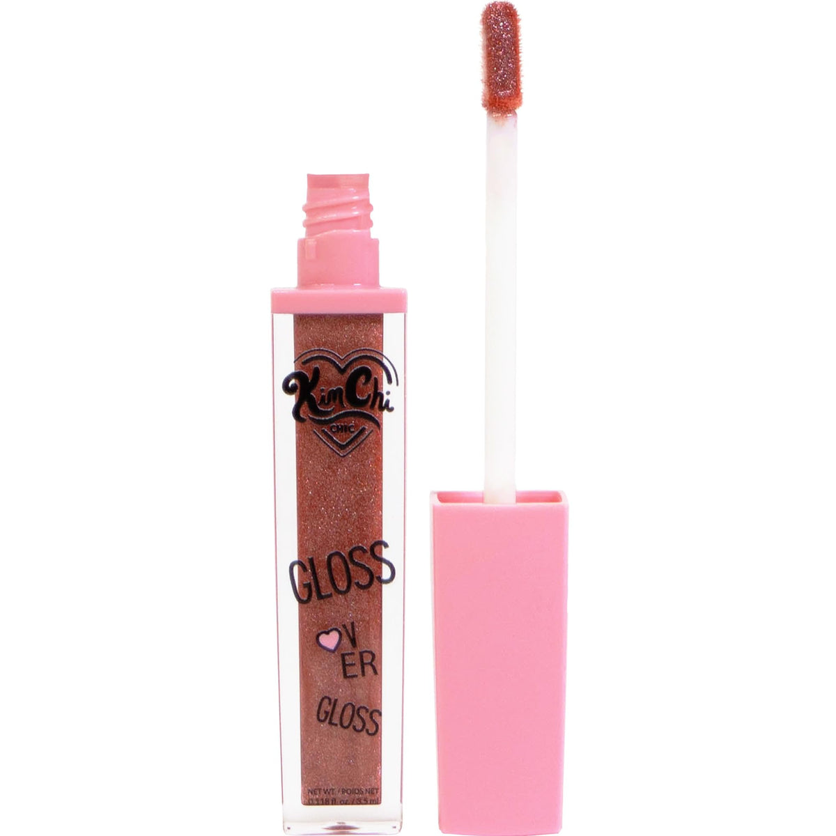 Kimchi Chic Beauty Gloss Over Gloss, Shimmer Lip Gloss with Micro-Sparkle