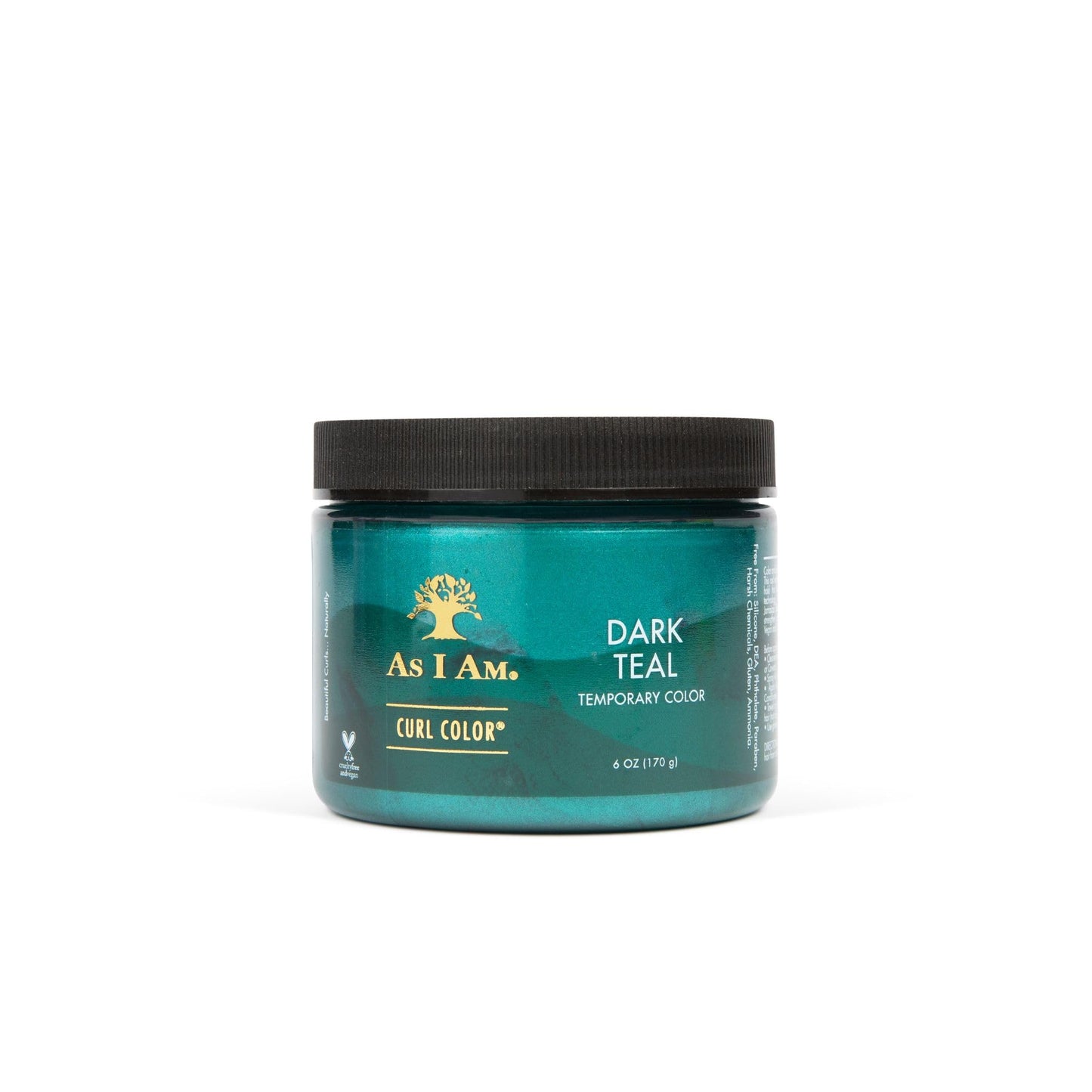 As I Am Curl Color - Dark Teal - 6 oz - Temporary Color & Curling Gel - Medium Hold - Vegan & Cruelty Free Beauty & Personal Care As I Am