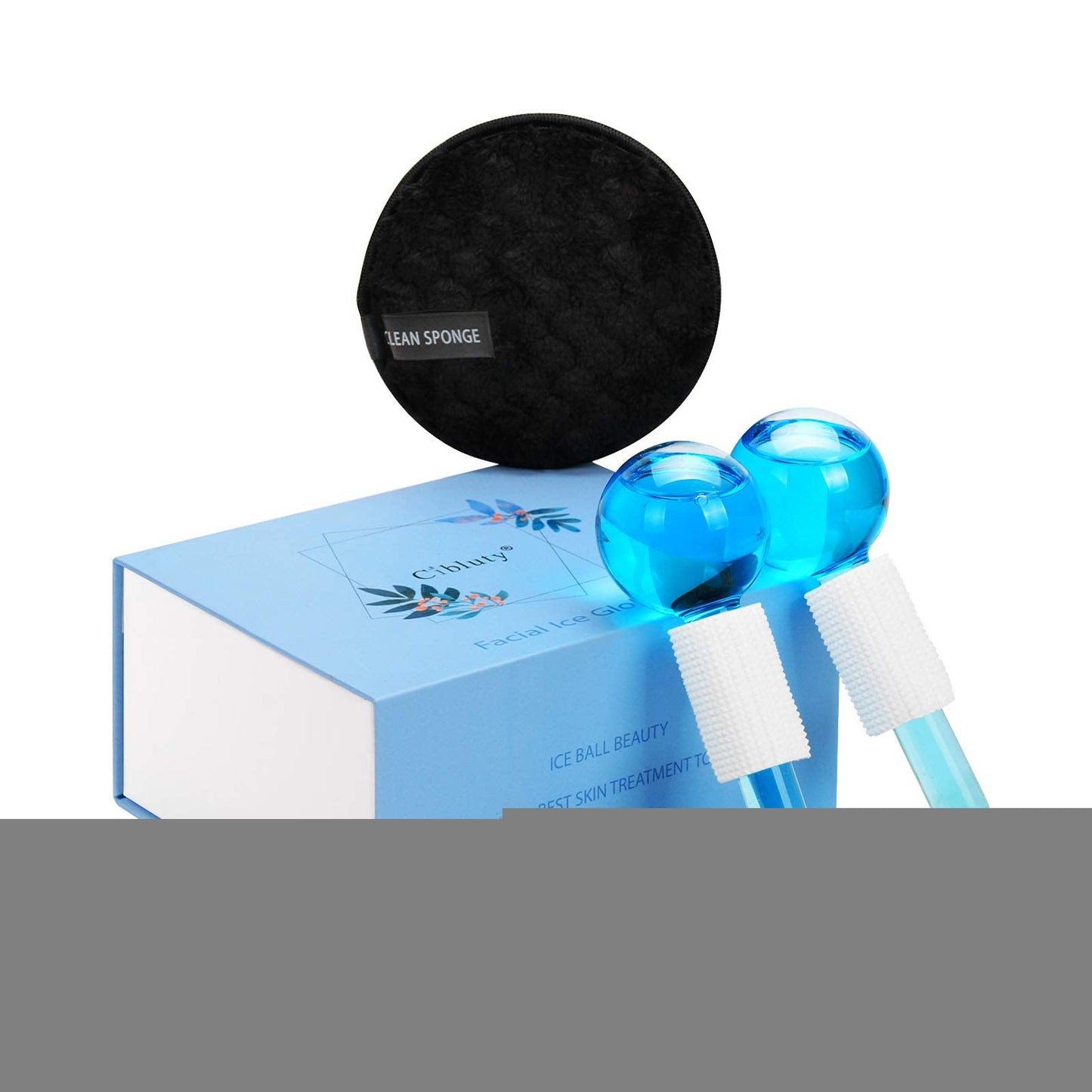 CIBLUTY ICE Globes for Facial, 2 PCS Facial Globes for Massage Tool, Facial Roller Cold Skin Massagers, Tighten Skin, Reduce Puffiness and Dark Beauty & Personal Care CIBLUTY