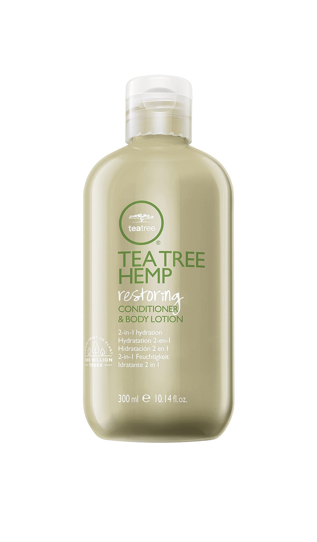 Tea Tree Hemp Restoring Conditioner & Body Lotion, 2-in-1 Hydration, For All Hair Types, 10.14 fl. oz. Beauty & Personal Care Tea Tree
