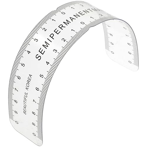1pc Eyebrow Ruler for Microblading - Curved Plastic Positioning Tool for Accurate Eyebrow Shaping - Ideal for Professional and Home Use Beauty & Personal Care Healifty
