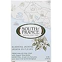 South of France, Blooming Jasmine, French Milled Oval Soap with Organic Shea Butter, 6 oz (170 g) - 2pc2 Beauty & Personal Care South Of France