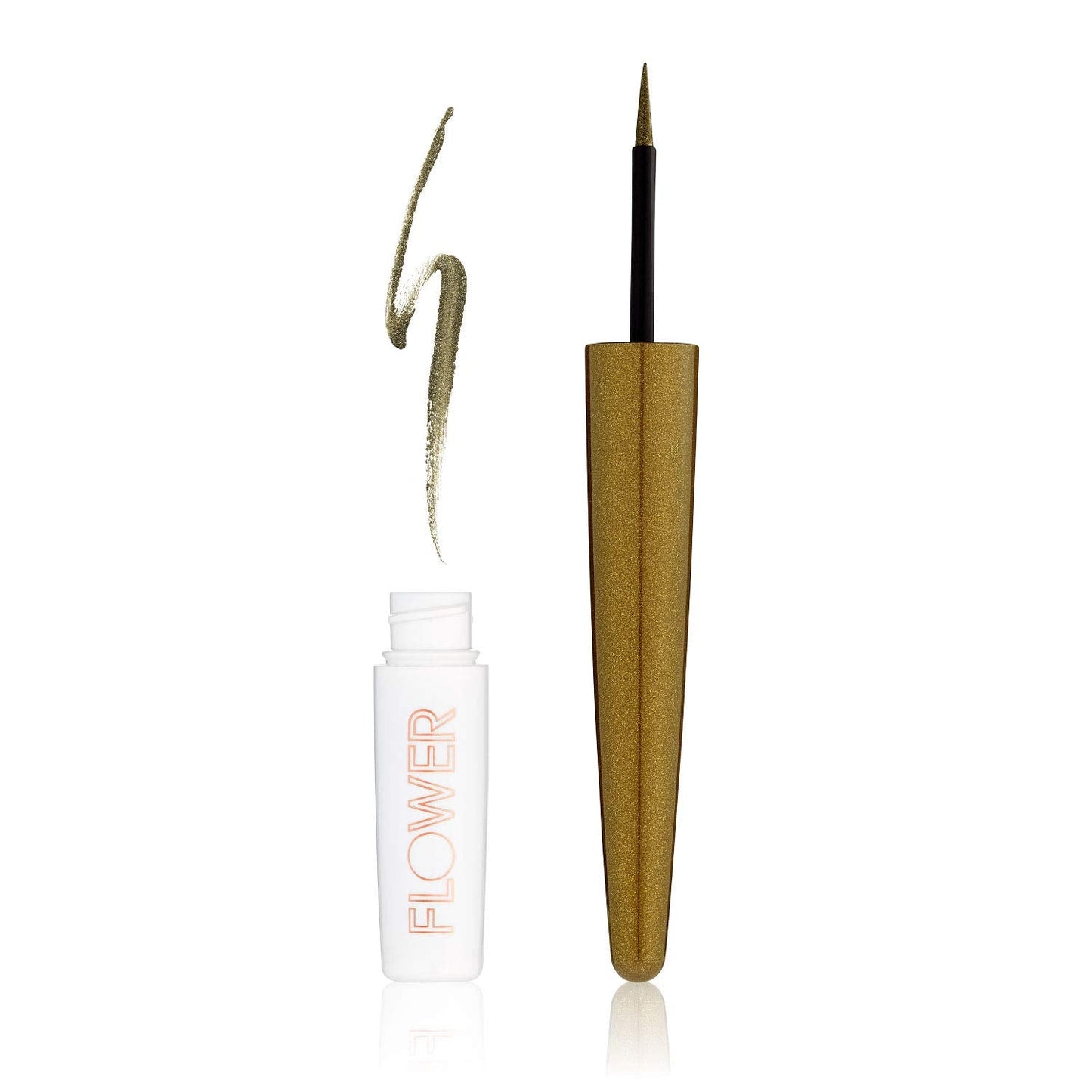 FLOWER BEAUTY Liquid Kajal Blendable Eyeliner | EYE Liner meets Eyeshadow | Rich, Intense Color | Straight Line or Smolder Blend | Jaded Beauty & Personal Care FLOWER BEAUTY