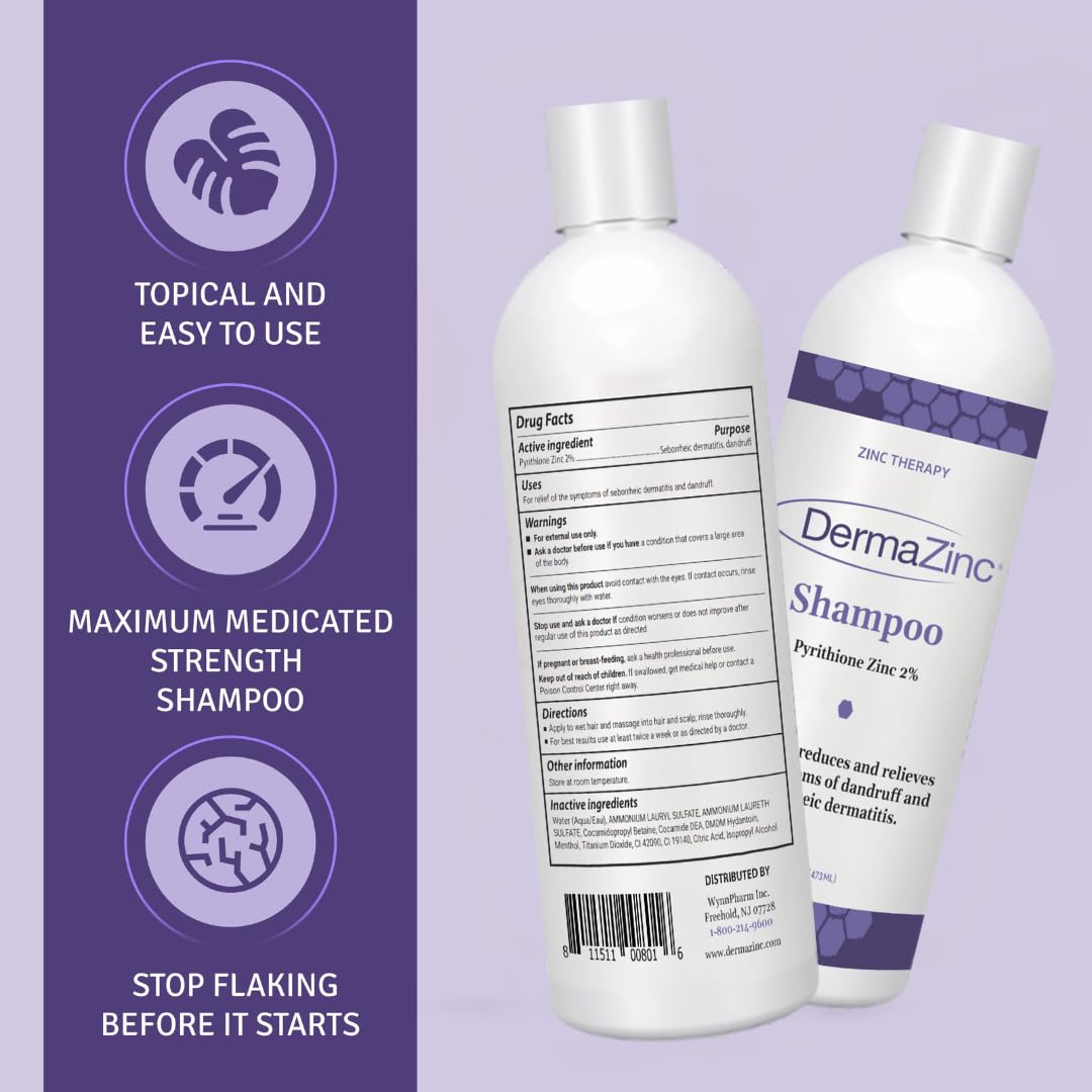DermaZinc Shampoo - 16 oz