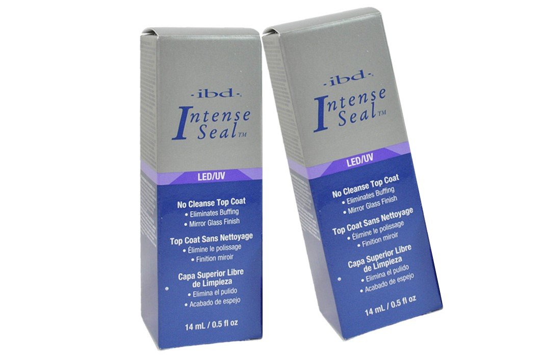 Ibd LED/UV No Cleanse Top Coat Eliminates Buffing Mirror Glass Finish.- Size 0.5 Fl.oz / 14ml Beauty & Personal Care IBD
