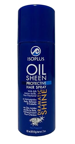 Isoplus Oil Sheen Hair Spray 2 oz Pack of 6 Beauty & Personal Care Isoplus
