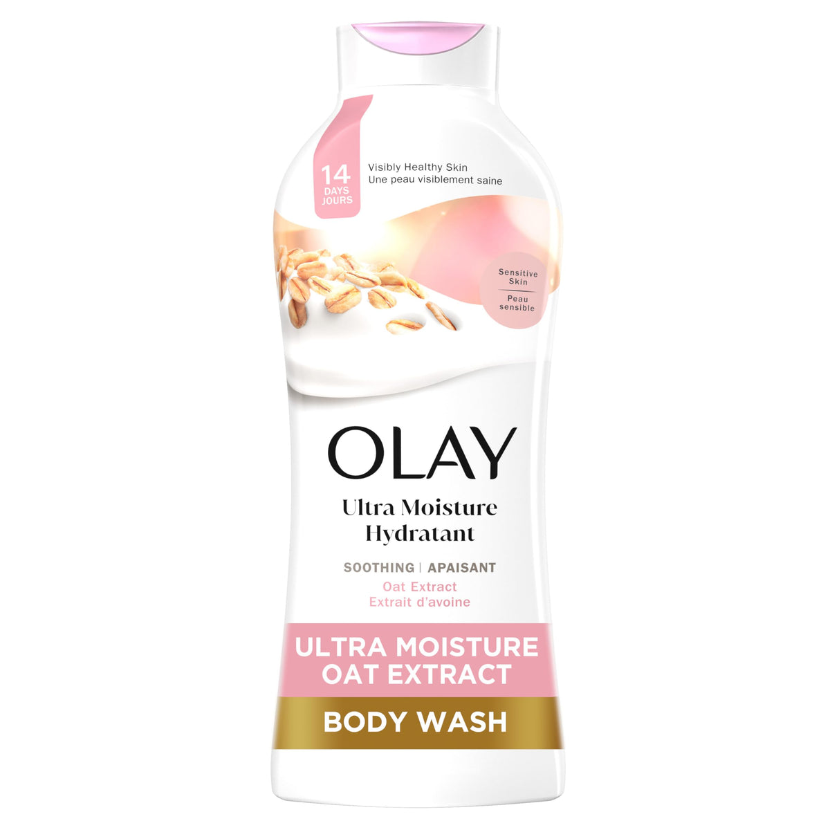 Olay Body Wash for Women, Ultra Moisture, For Sensitive Skin, Soothing Formula, 24hr Moisturizing, Hydrating & Refreshing, B3 Vitamin Complex, Free Beauty & Personal Care Olay