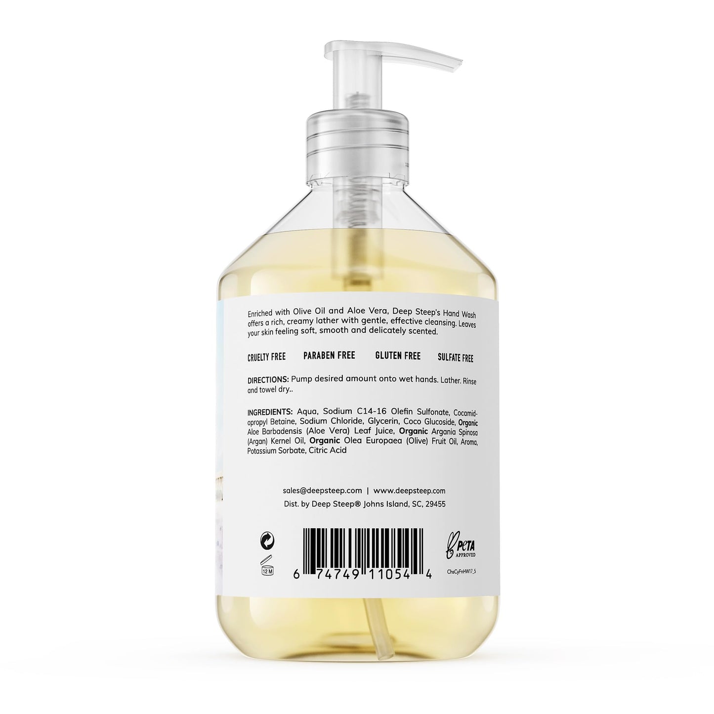 Deep Steep Liquid Hand Wash, 17.6 Ounces (Cypress Fennel) Beauty & Personal Care Deep Steep