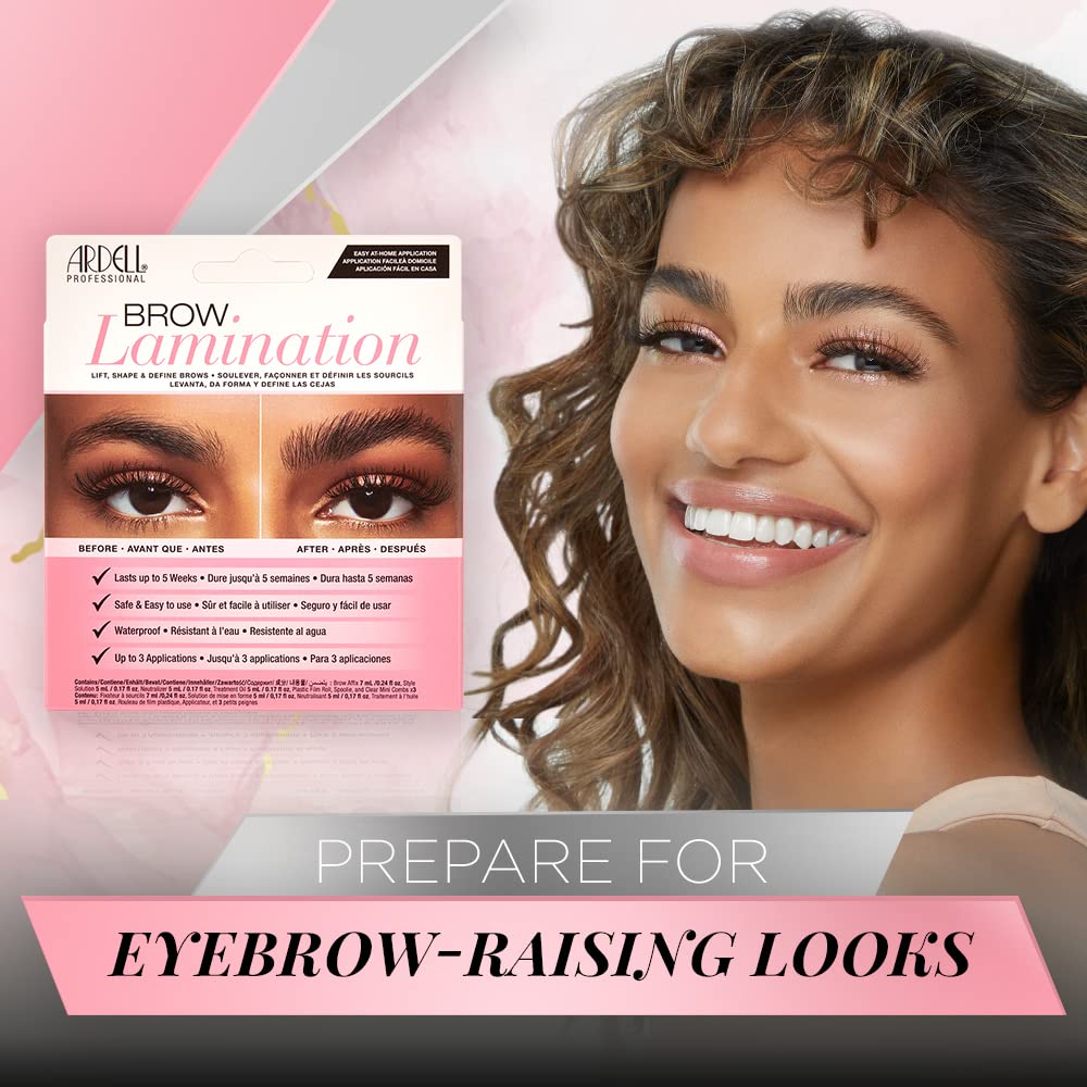 Ardell Brow Lamination Kit, Lift, Shape, and Define Brows, Waterproof, 1-pack Beauty & Personal Care Ardell
