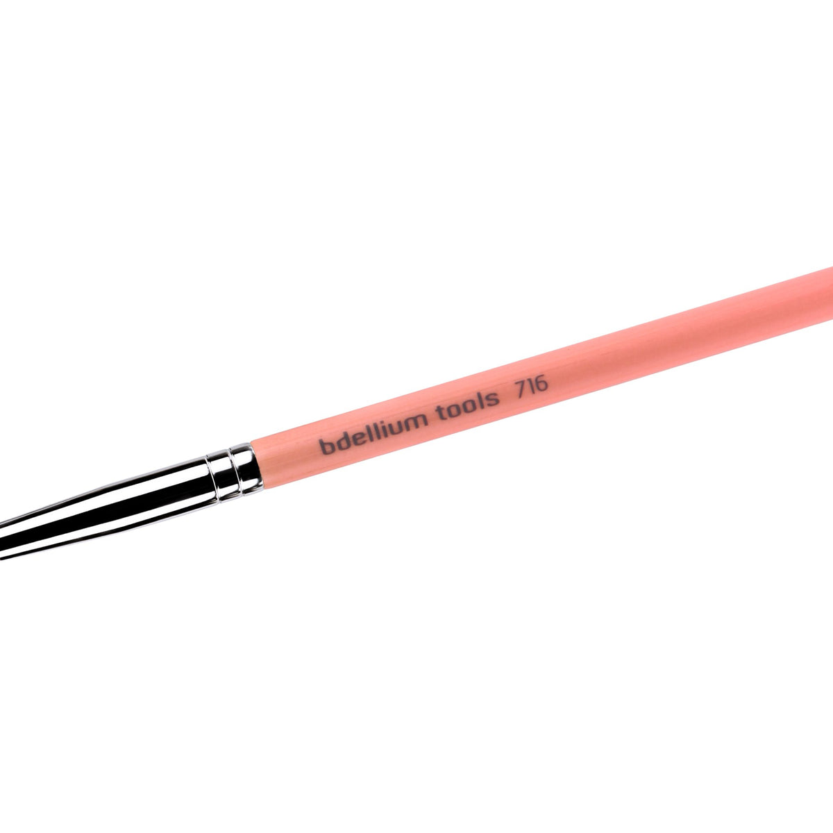 Bdellium Tools Professional Makeup Brush - Pink Bambu Series 716 Smoky Eyeliner - With Soft Synthetic Fibers, For Thick Lining (Pink, 1pc)