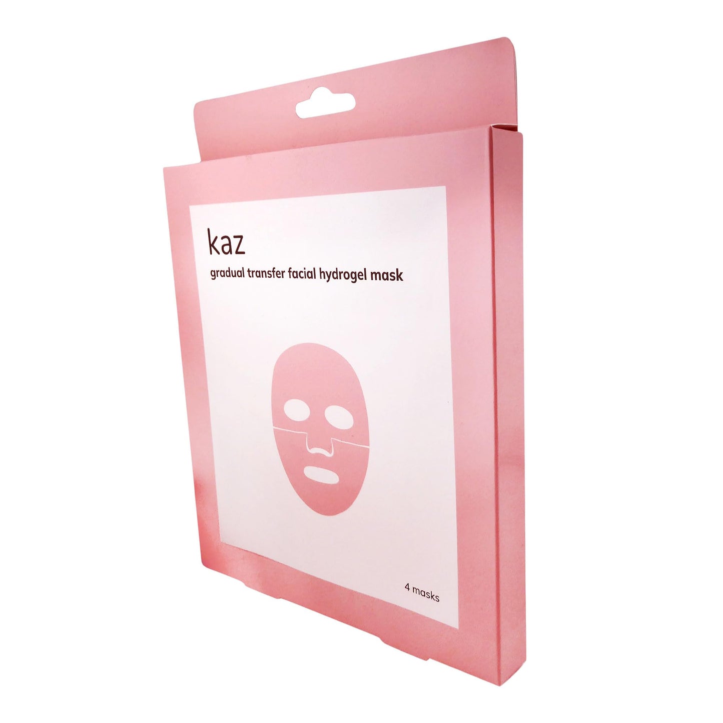 Waxness Kaz Gradual Transfer Facial Hydrogel Mask Hydrating Face Mask with Hyaluronic Acid & Niacinamide 1.05 oz (30 g), 4 Pack - Professional Skin Beauty and Personal Care Waxness