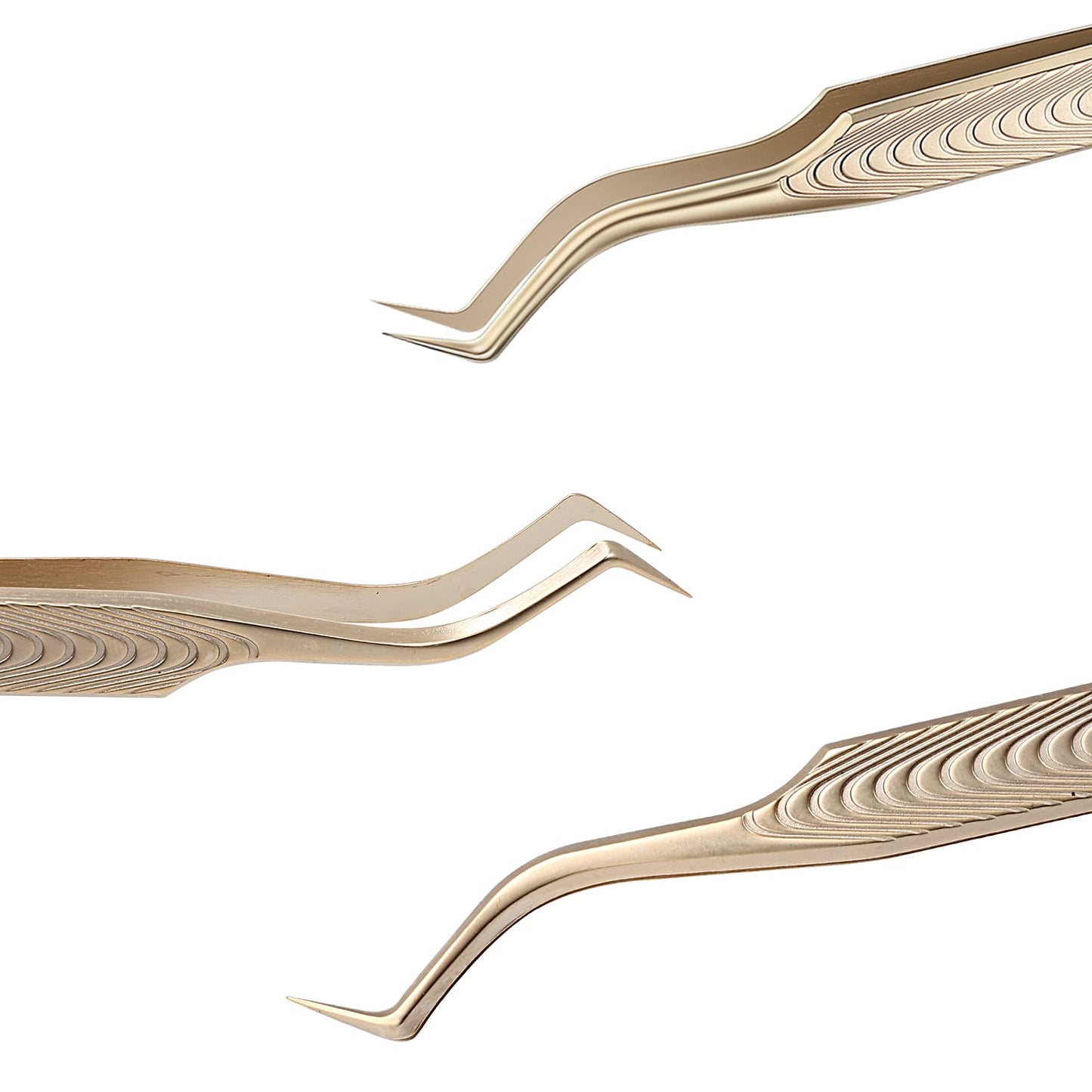 Ms.Queen Lash Tweezers for Eyelash Extension-Professional Lashing Tweezers for Mega Volume Mink Eyelashes Extensions Applying,S-Curved Beauty & Personal Care Ms.Queen