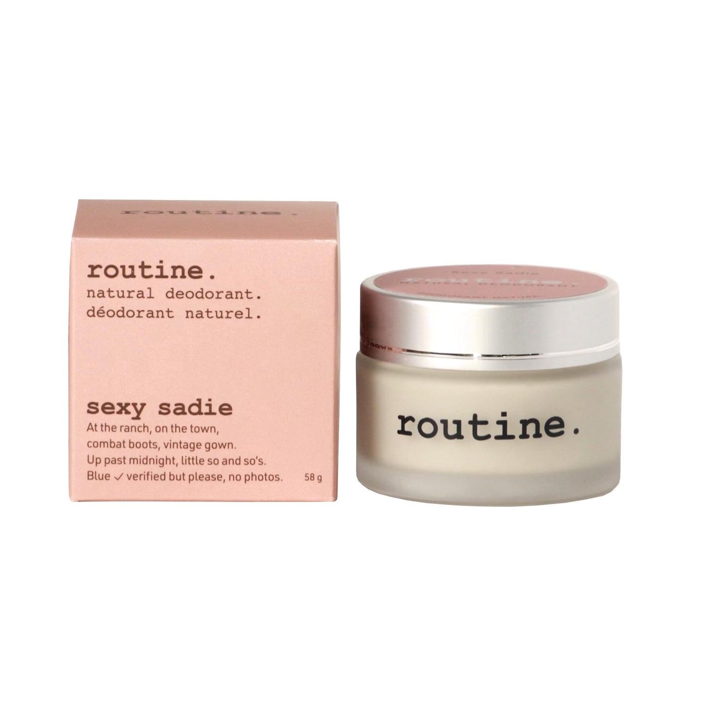 Routine. Natural and Aluminum Free Deodorant (2 Fluid Oz.) for Women and Men - Sexy Sadie No Beeswax Vegan Formula - Patchouli, Ylang Ylang, Sweet Beauty and Personal Care Routine