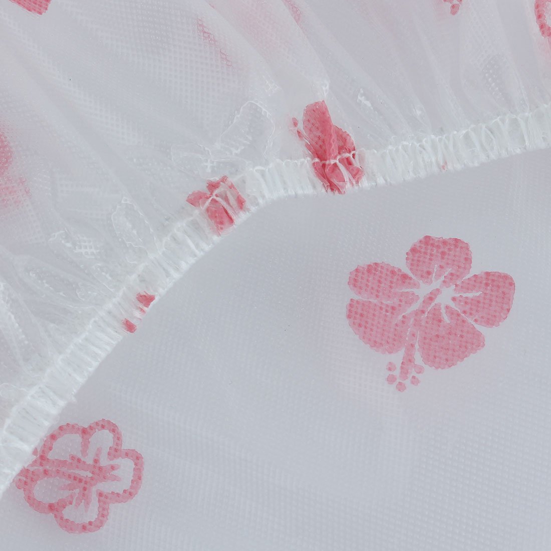Ruilogod Nylon Flower Print Ladies Foldable Shower Cap Hat 2 Pcs Pink White (id: 1d7 d89 f0b d5d 87a Beauty and Personal Care Ruilogod