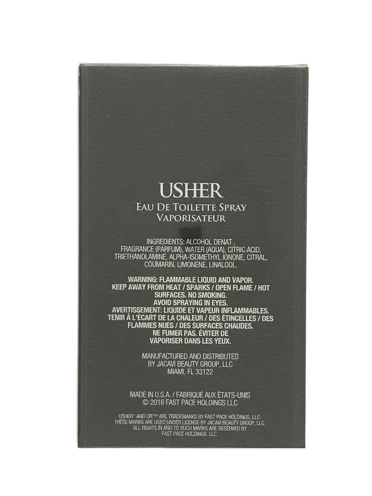 Usher Eau de Toilette Spray for Men, 3.4 Ounce Beauty & Personal Care Usher