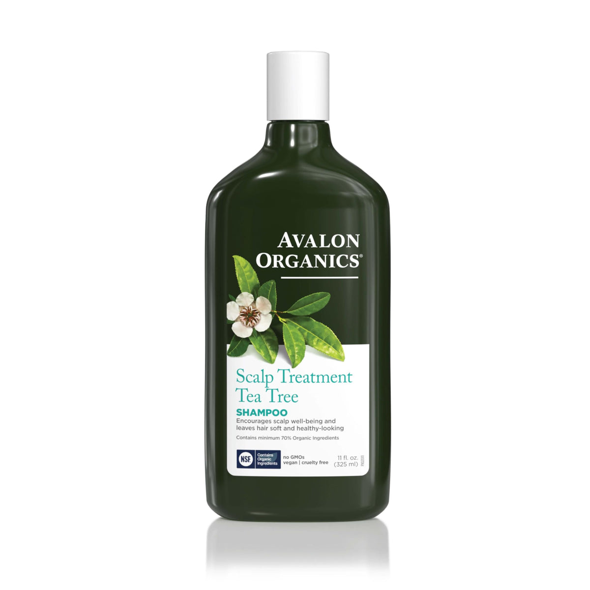 Avalon Organics Scalp Treatment Tea Tree Shampoo, Encourages Scalp Well-Being and Leaves Hair Soft, 11 Fluid Ounces Beauty & Personal Care Avalon Organics
