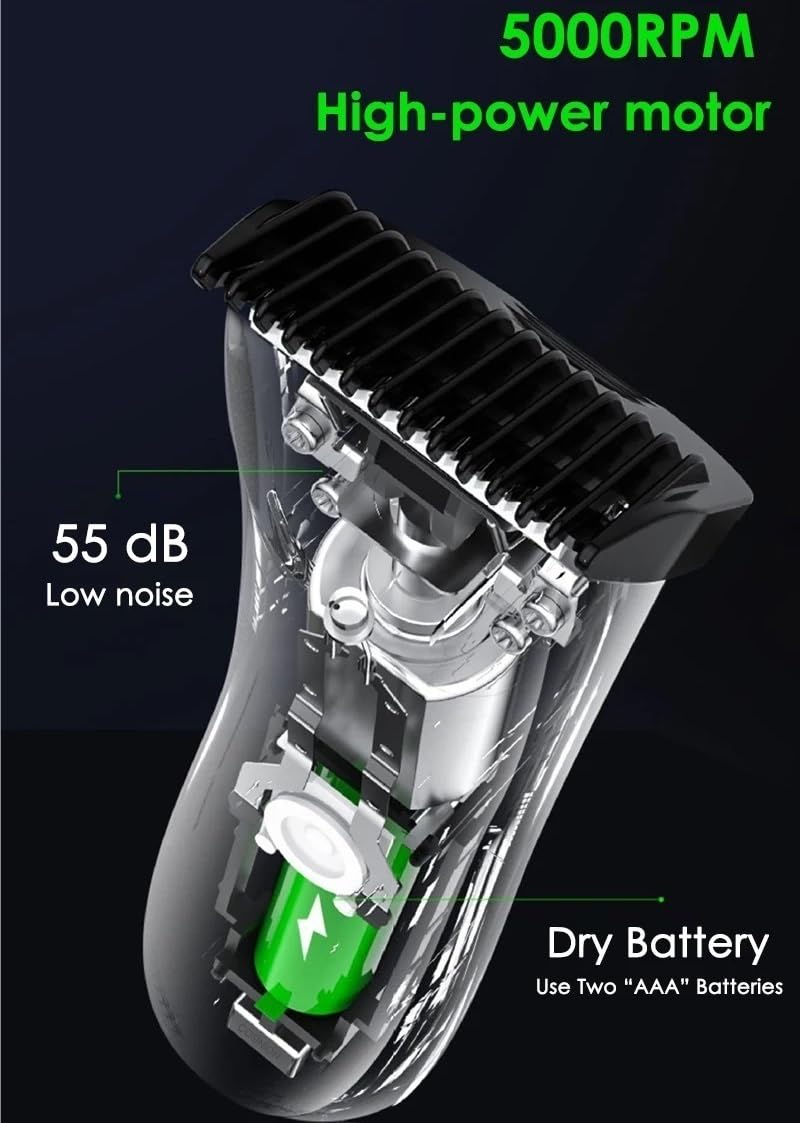 KNPSJJRHF Mens Hair Clippers, Groin Area Hair Trimmer Lawn Mower Ceramic Blade Waterproof Wet Dry Hair Clippers Pubic Armpit Body Hair Beauty and Personal Care KNPSJJRHF