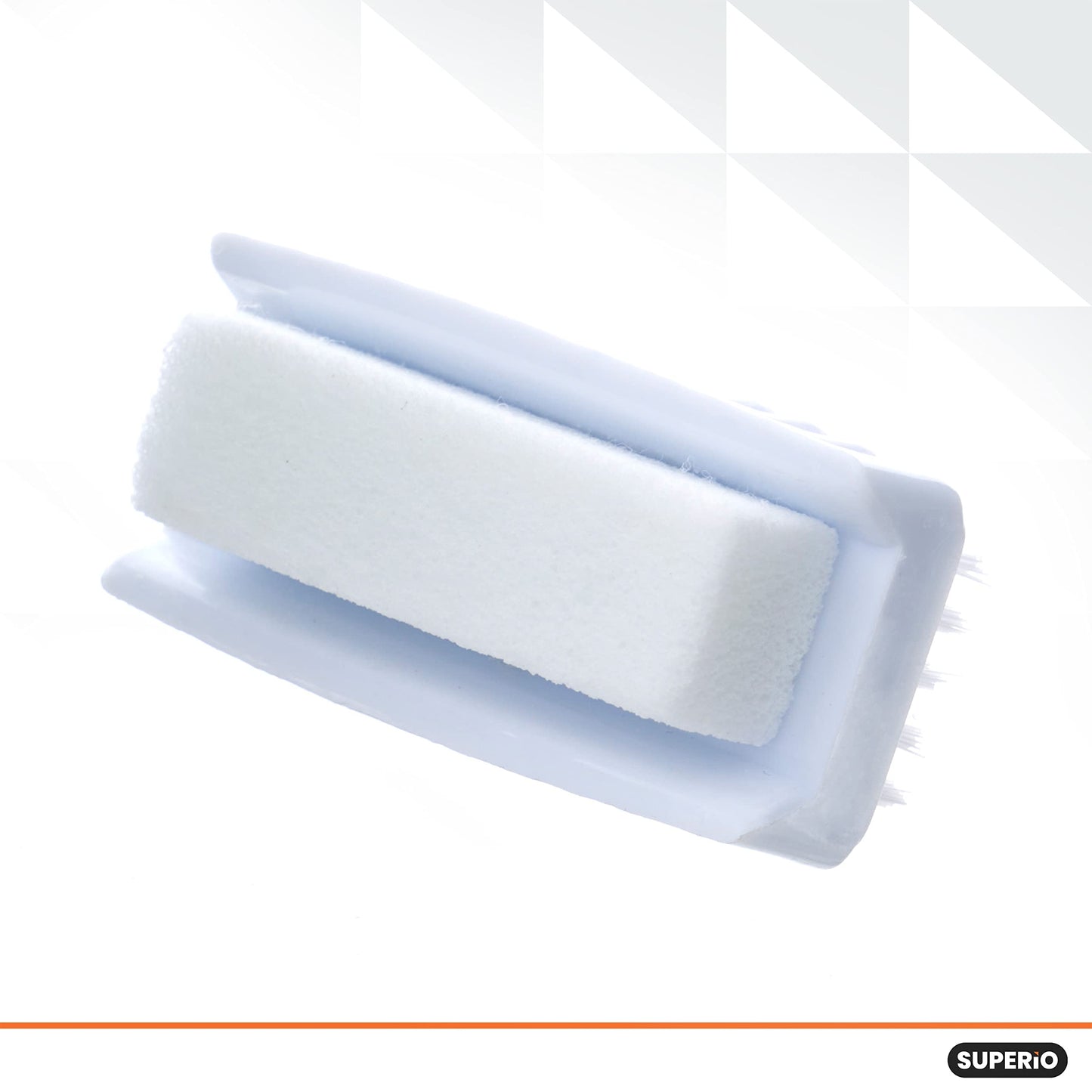Superio Nail Brush with Pumice Stone Duel Side Shower Brush Bathroom Foot Scrubber exfoliate Dry Dead Skin Stiff Bristles Brush Removes Callus on Hand Beauty and Personal Care Superio