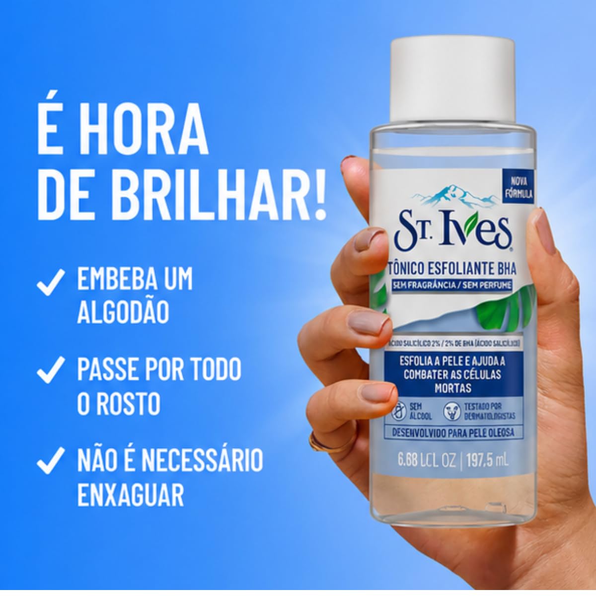 St Ives Fragrance Free Exfoliating Toner - 6.7 oz Beauty & Personal Care St. Ives