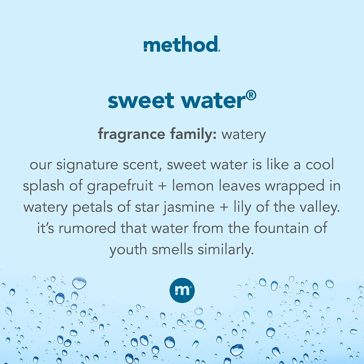 Method Foaming Hand Soap, Sweet Water, Paraben and Phthalate Free, 12 fl oz (Pack of 1) Beauty & Personal Care Method