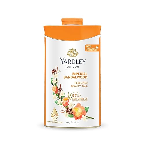 Yardley London Perfumed Talc Sandalwood 100g Beauty & Personal Care Yardley