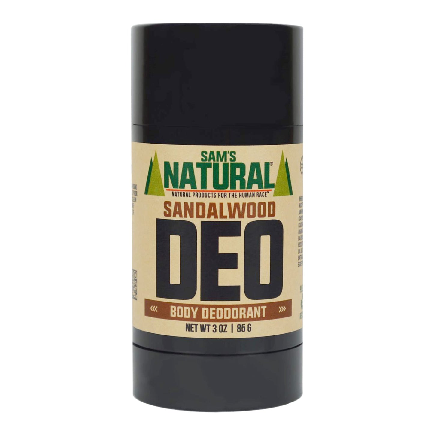 Sam’s Natural Deodorant - Sandalwood - Holiday Gifts - Stocking Stuffers - Aluminum Free DEO - No phthalates, parabens, sulfates, or dyes - For Men Beauty and Personal Care Sam's Natural