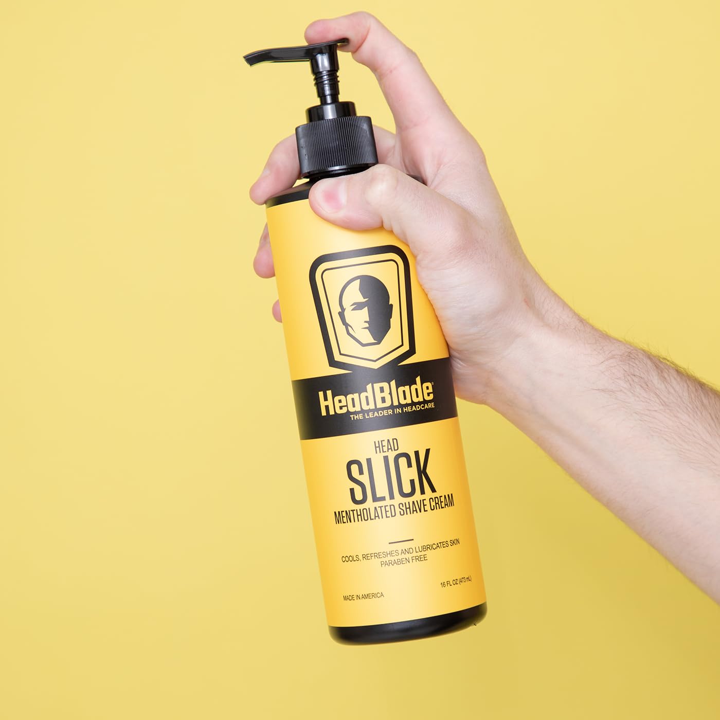 HeadBlade HeadSlick Shave Cream 8 oz for Smooth Headshaving for Bald Men, Helps with Irritation, Redness, & Razor Burn Beauty & Personal Care HeadBlade