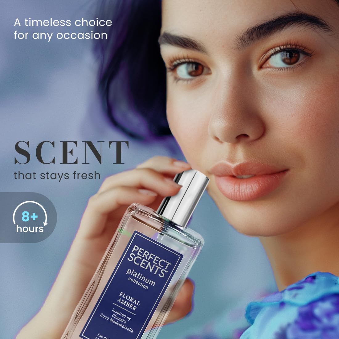 Perfect Scents Fragrances | Inspired by Chanel’s Coco Mademoiselle | Platinum Collection | Floral Amber | Women’s Eau de Parfum | Vegan, Paraben Beauty & Personal Care Instyle Fragrances