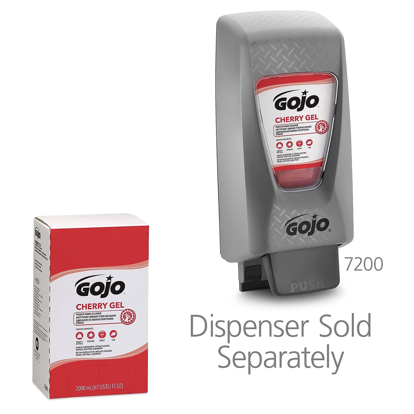 Cherry Gel Pumice Hand Cleaner, 2000 ml Refill Beauty & Personal Care Gojo