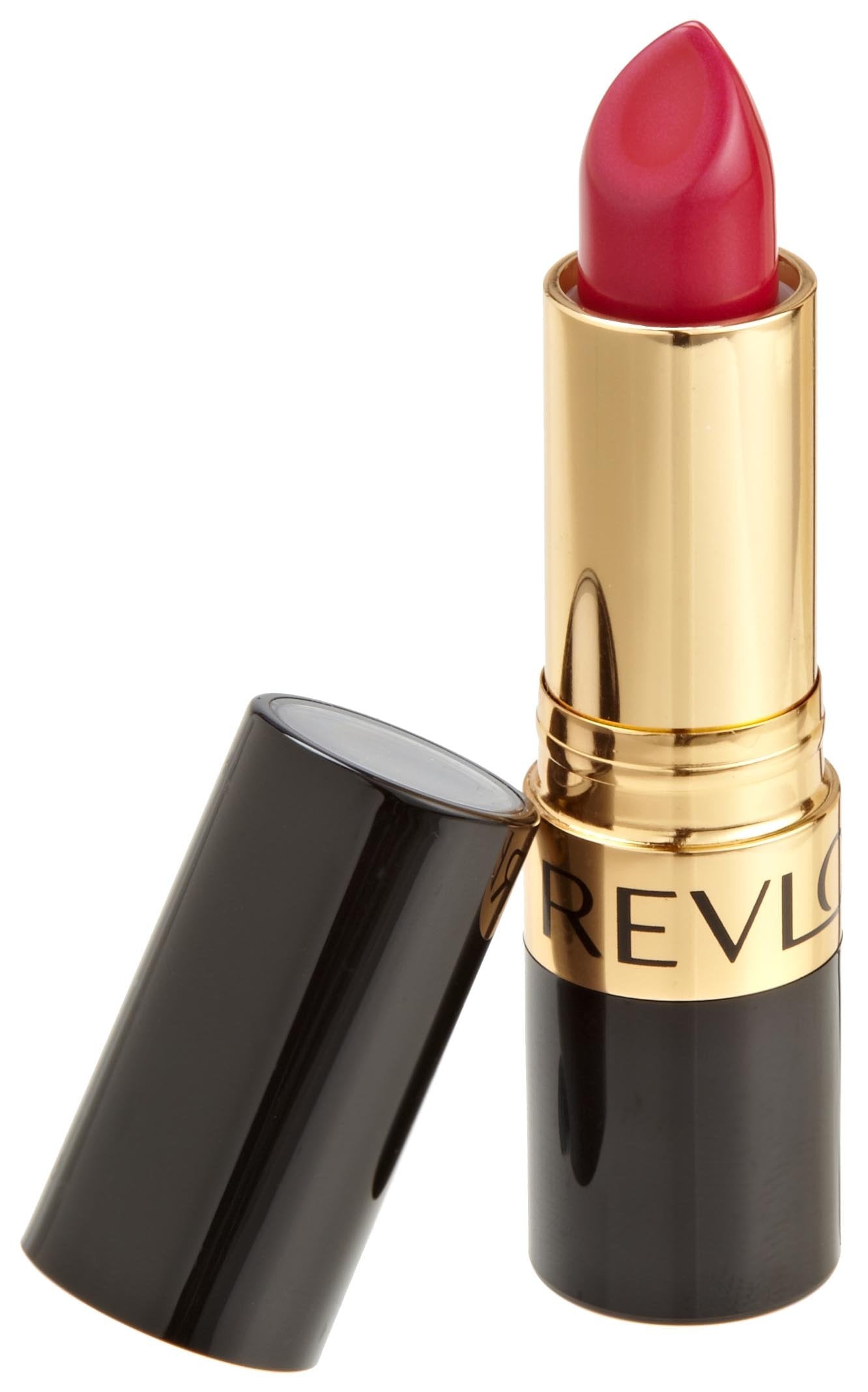 Revlon Super Lustrous Lipstick with Vitamin E and Avocado Oil, Pearl Lipstick in Pink, 657 Fuchsia Fusion, 0.15 oz (Pack of 2) Beauty & Personal Care REVLON PROFESSIONAL