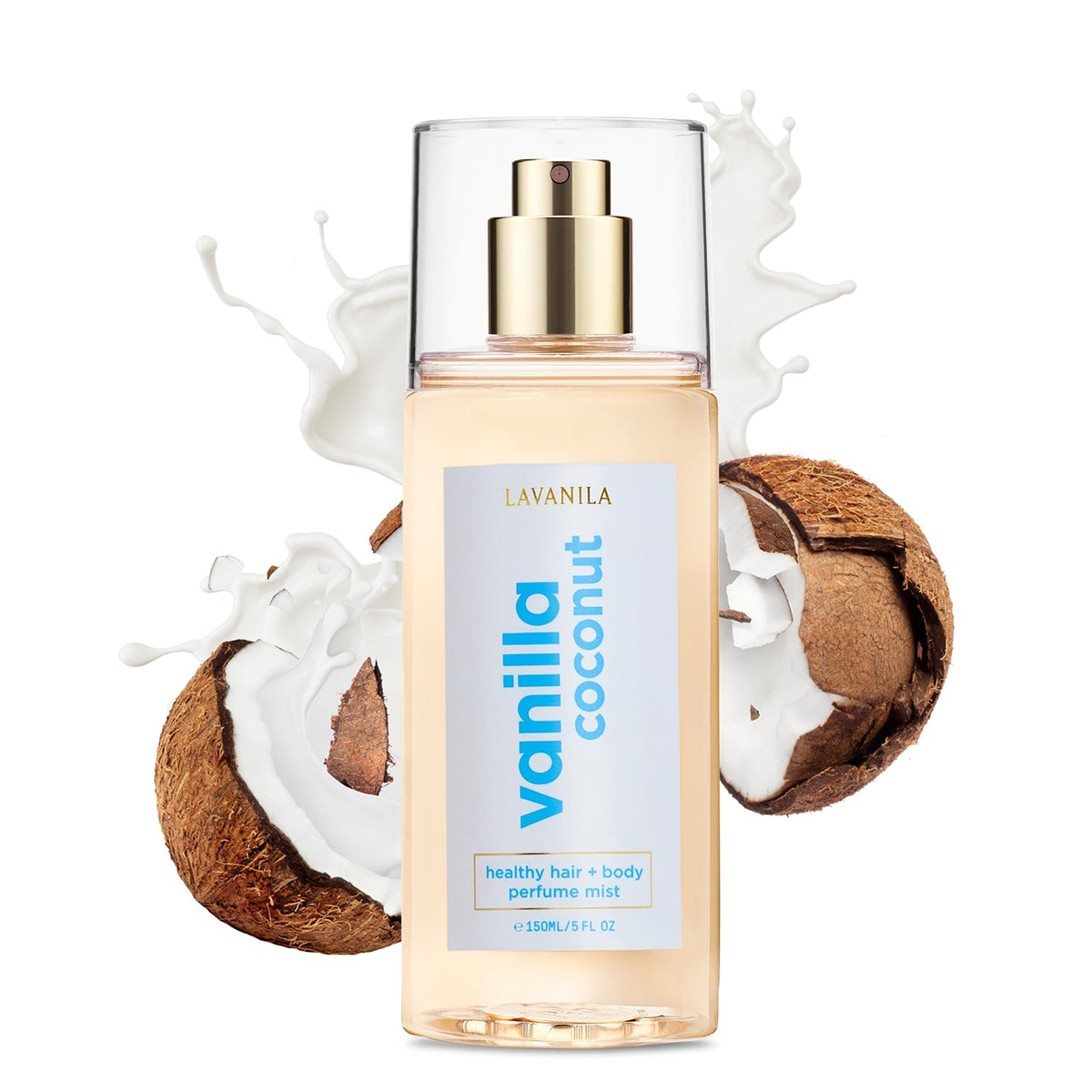 Lavanila Vanilla Coconut Hair & Body Mist for Women, 5 Oz