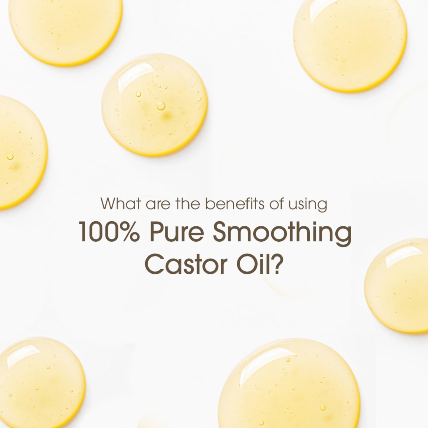 GIOVANNI Smoothing Castor Oil - 100% Pure, All Hair Types, Naturally Nourish Skin, Moisturize Hair & Scalp, Reduces Frizz & Helps Rebond Split Ends Beauty & Personal Care GIOVANNI