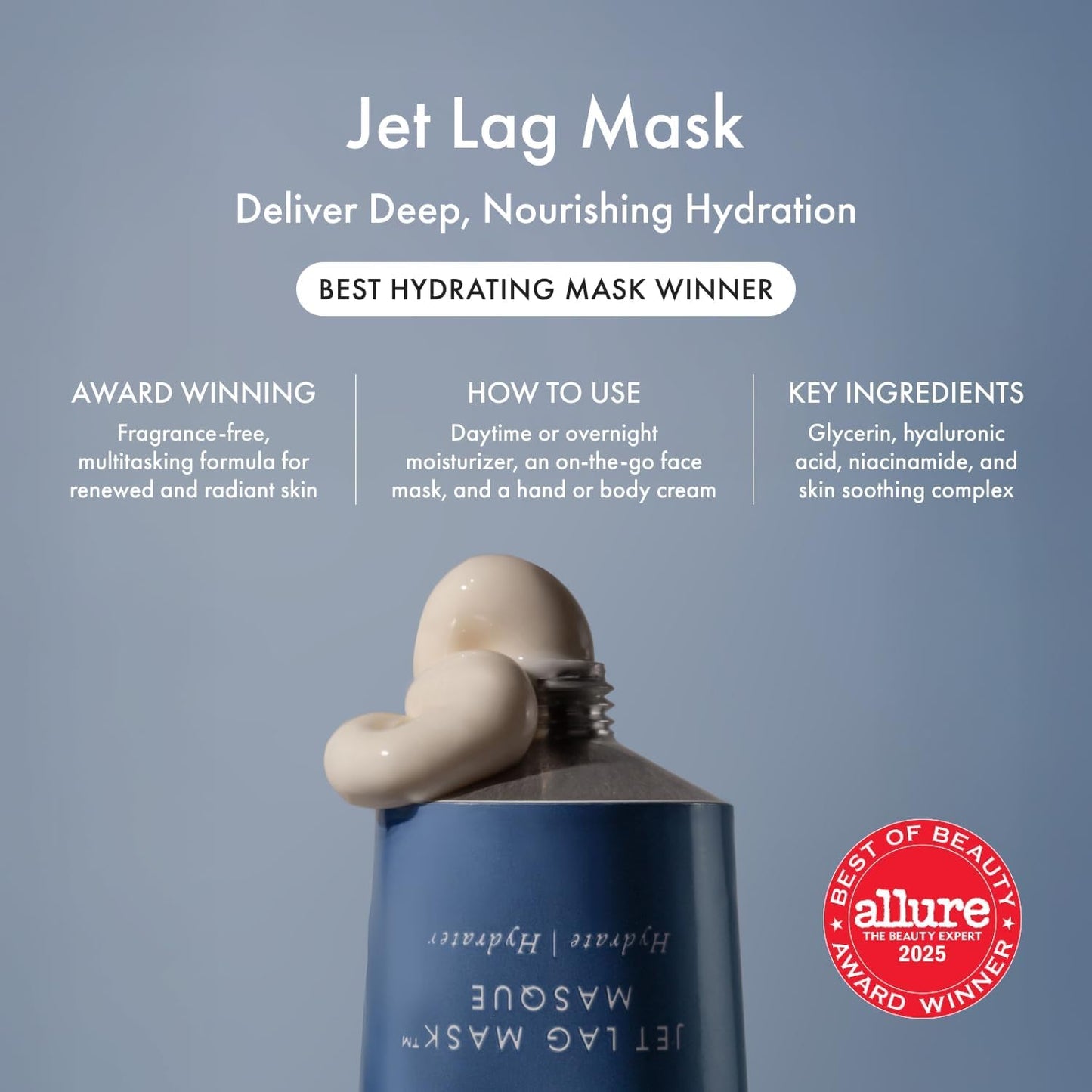Summer Fridays Hydration Trio - Travel Size Jet Lag Mask + Full Size Lip Butter Balm Duo in Hot Chocolate + Toasted Marshmallow - Skin Care Set Beauty & Personal Care Summer Fridays
