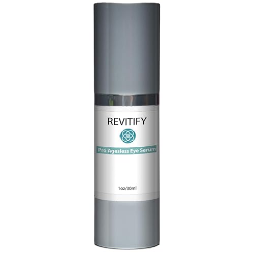 Revitify Ageless Eye Serum- Premium Under Eye Treatment- Advanced Anti-Aging Formula Restores Hydration and Youthful Glow to Skin - Improved Formula Beauty & Personal Care Revitify Skincare
