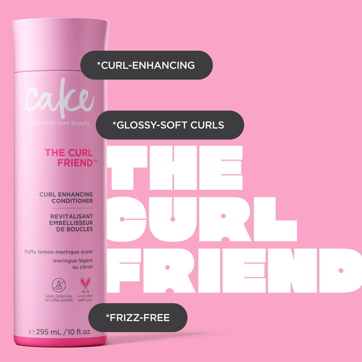 Cake Beauty The Curl Friend Curl Conditioner - Curly Hair - 295 mL/10 Fl Oz