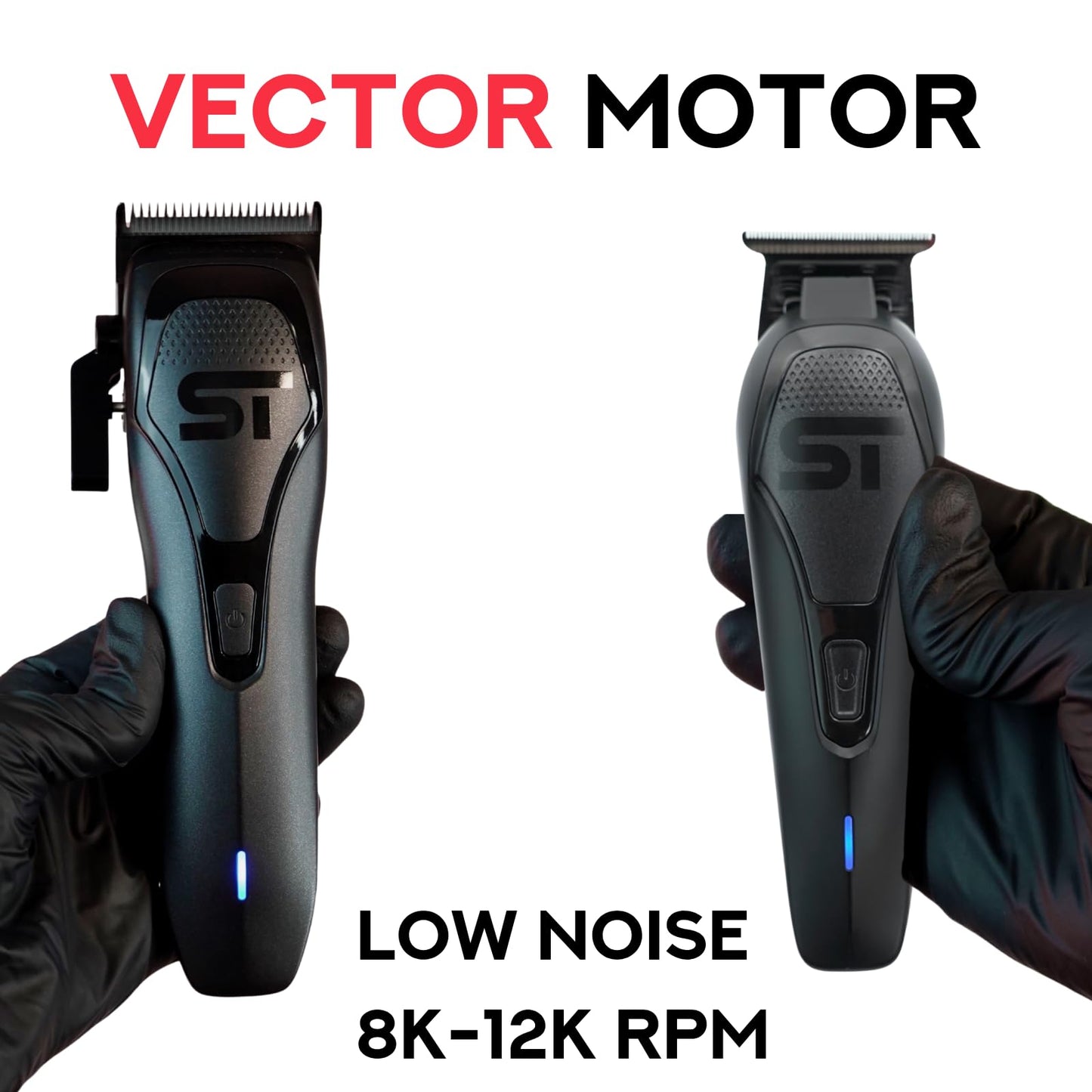 Supreme Trimmer Darkstar 72 Clipper & Trimmer Set with Magnetic Vector Motor - 180 Min Run Time, 9000 RPM Professional Hair Clipper & Beard Trimmer Beauty and Personal Care Supreme Trimmer