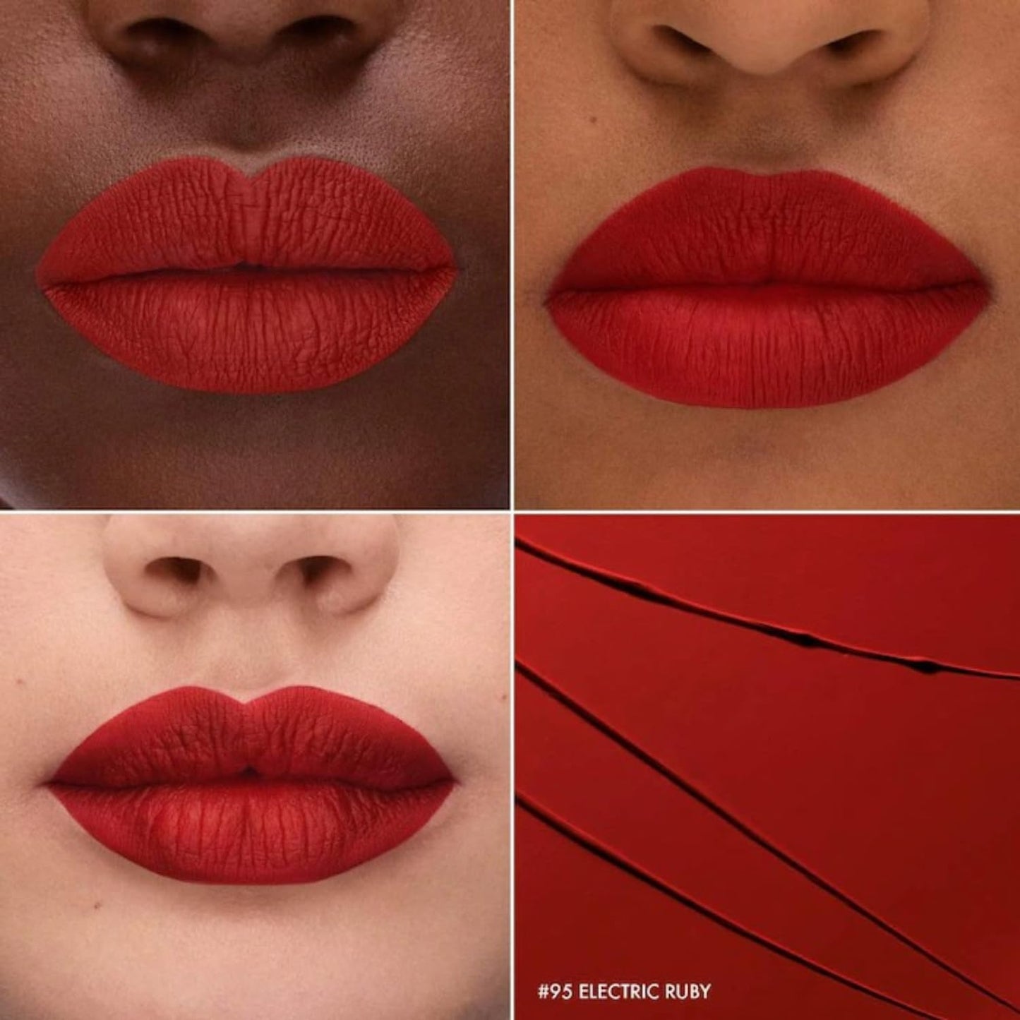 SEPHORA Collection Cream Lip Stain - 95 Electric Ruby (matte electric red), 5 mL / 0.16 fl oz Beauty & Personal Care SEPHORA