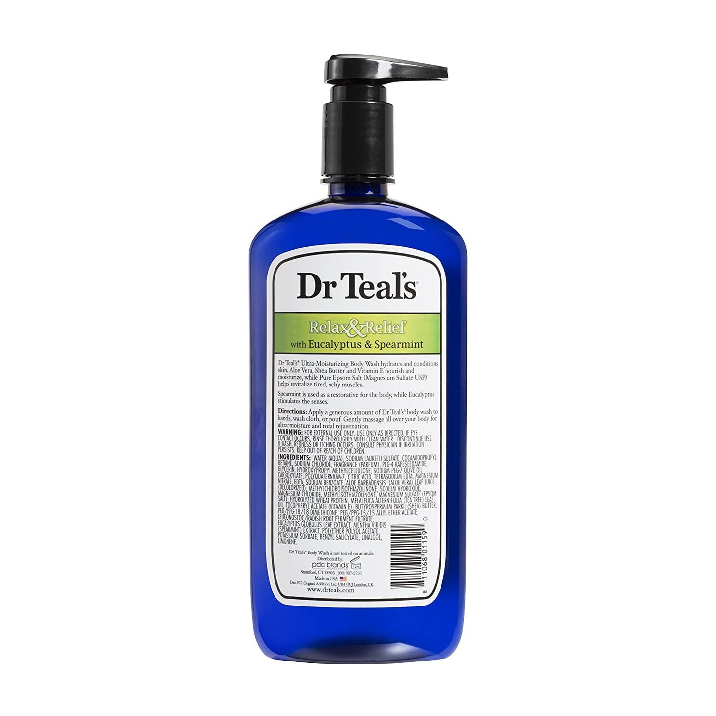 Dr Teal's Eucalyptus & Spearmint Body Wash Gift Set (3 Pack, 24oz Ea.) - Relax & Relief with Eucalyptus & Spearmint Blended with Pure Epsom Salt Beauty & Personal Care Dr Teal's