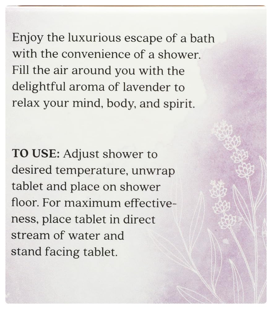 Aura Cacia Aromatherapy Shower Tablets, Relaxing Lavender 3 ea (Pack of 10) Beauty and Personal Care Aura Cacia