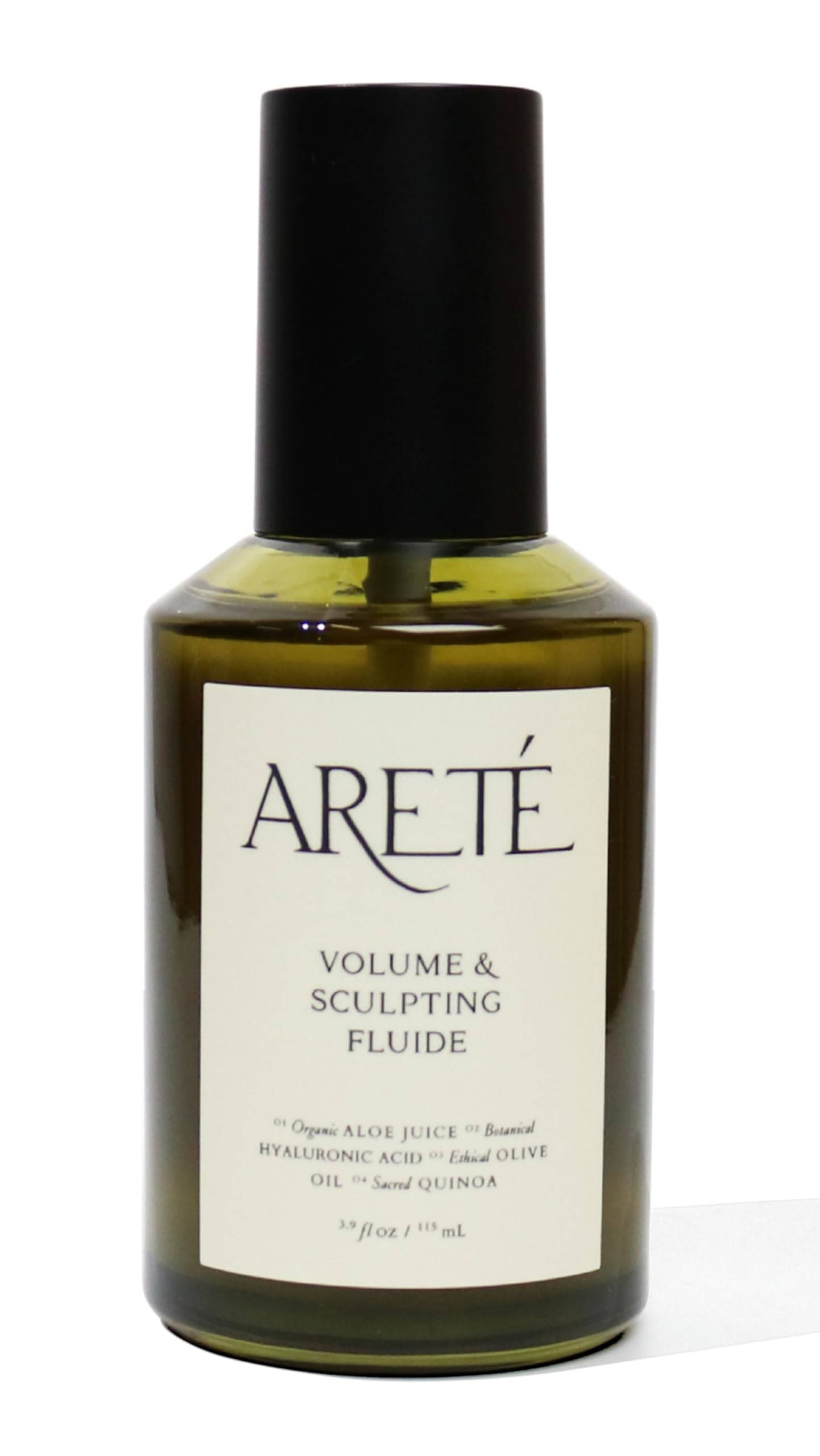 ARETÉ Volume & Sculpting Fluide, Glaze Hair Gloss, Curl Cream + Hair Volumizer with Organic Aloe, Hyaluronic Acid, Quinoa & Olive Oil for Flexible Beauty & Personal Care ARETÉ