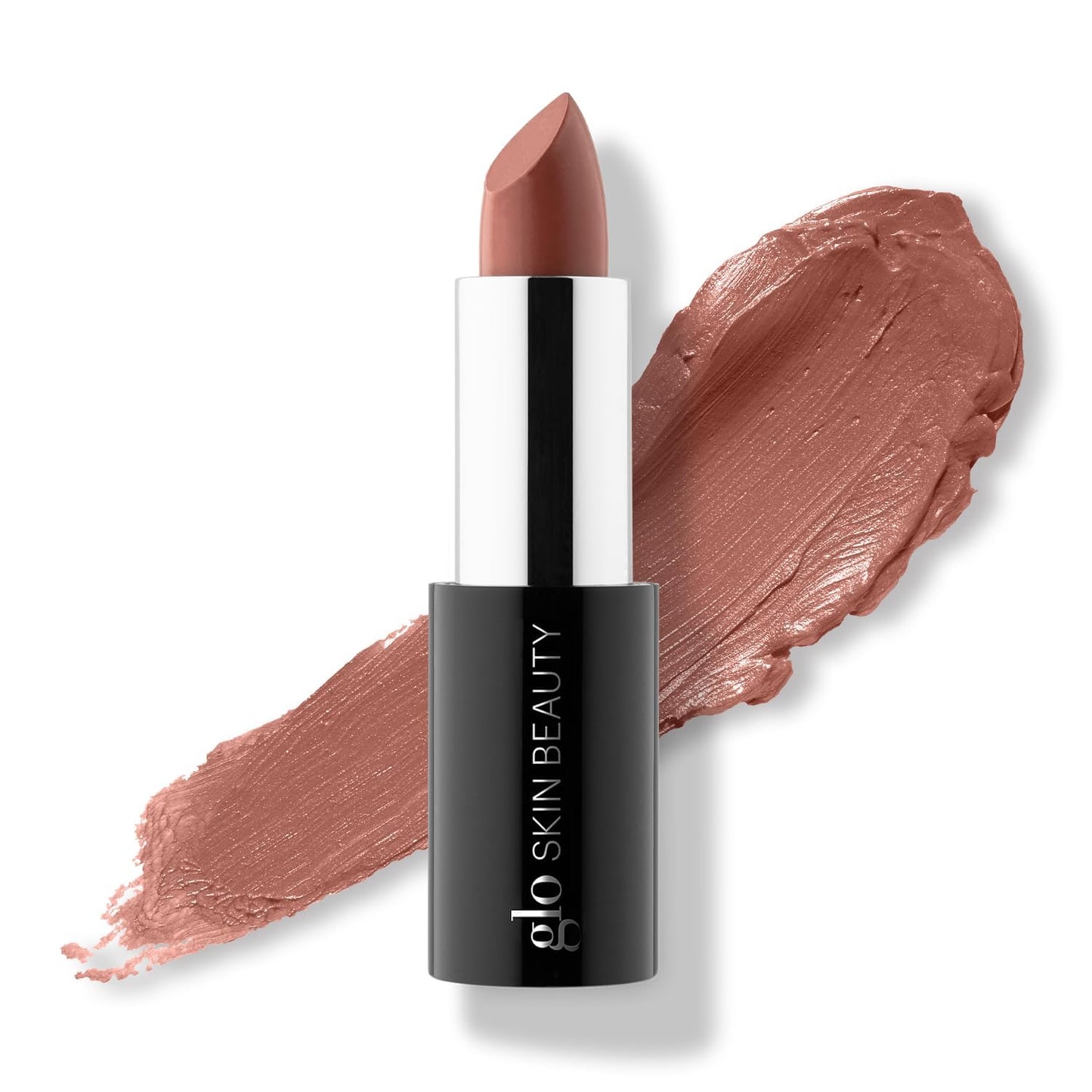 Glo Skin Beauty Satin Lipstick (French Nude) | Nourishing Longwearing Lip Stick Packed with Skincare Benefits Beauty & Personal Care Glo Skin Beauty