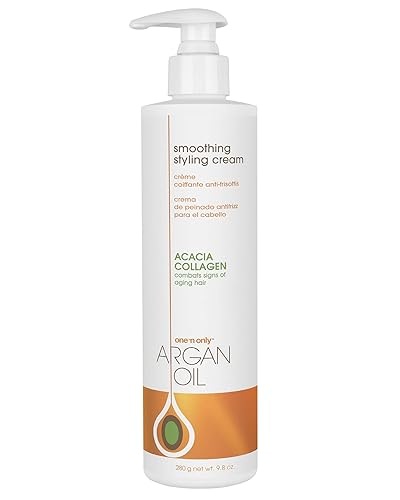One 'n Only Argan Oil Smoothing Styling Cream, Helps Protect Hair Color, Eliminates Frizz, Hydrates, Adds Shine, Definition, and Texture for a Beauty & Personal Care One 'N Only