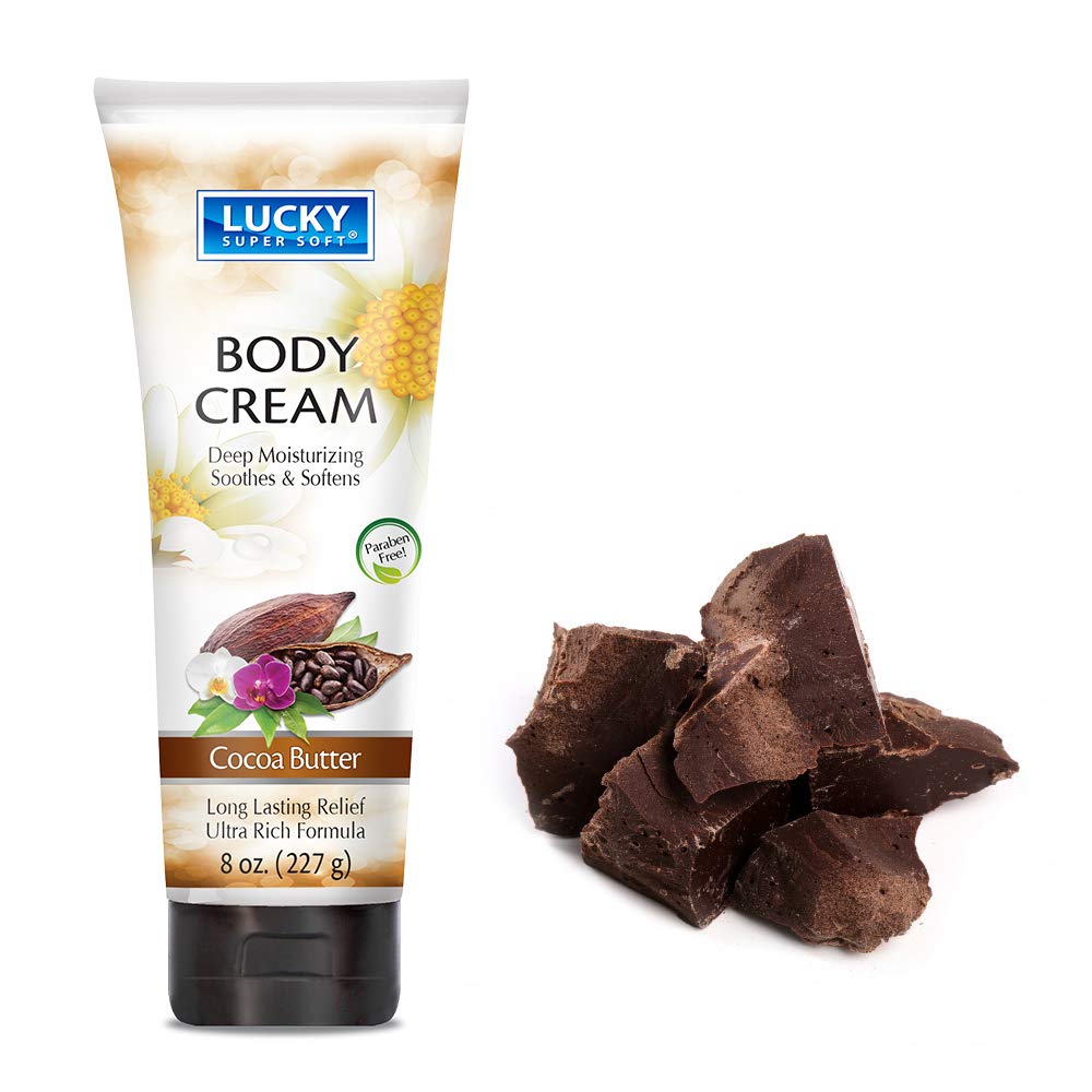 Lucky Super Soft Body Cream, Cocoa Butter, 6 Ounce Beauty & Personal Care Lucky Super Soft