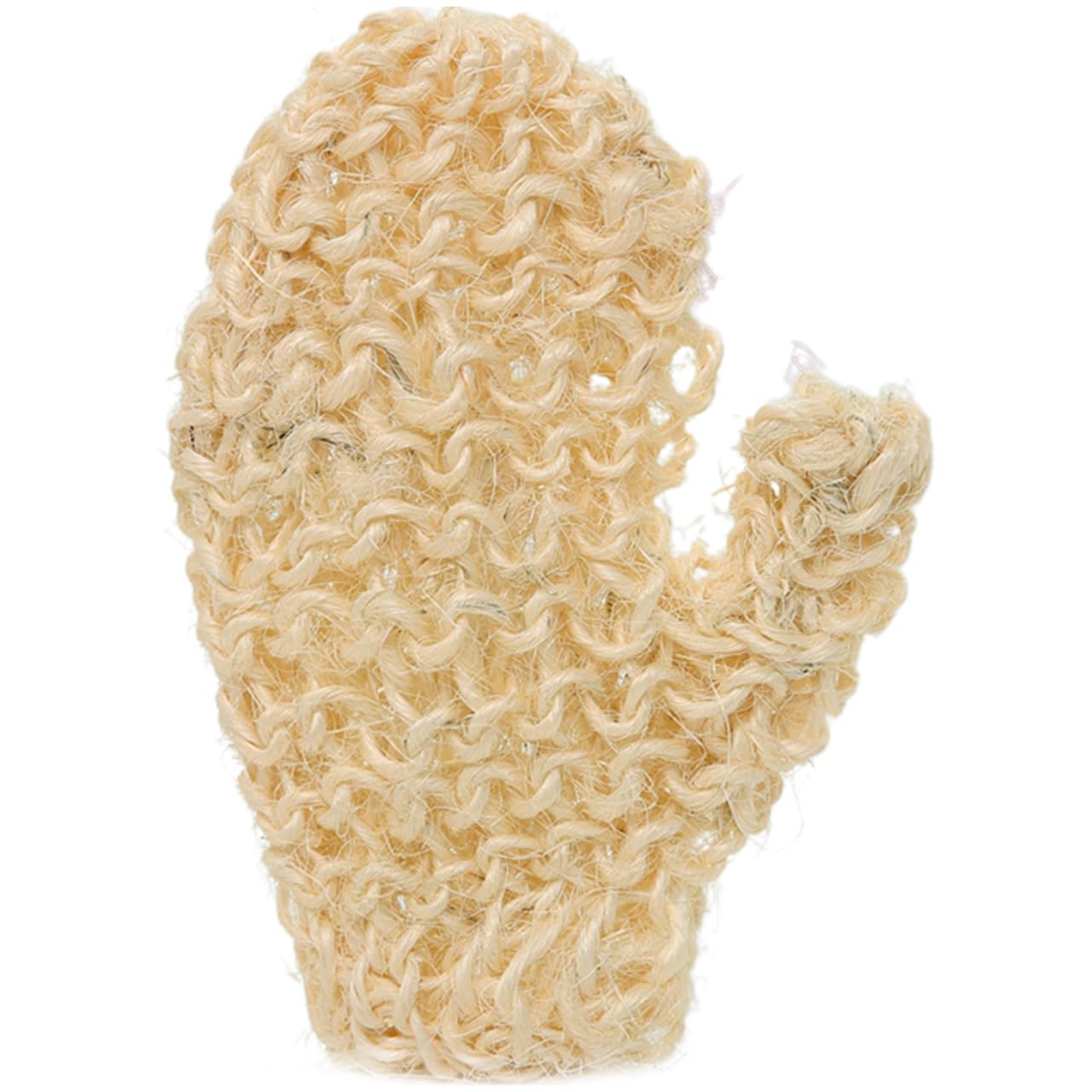 TOVINANNA Sisal Exfoliating Glove for Body Scrub - Natural Woven Bath Mitt with Thumb Hole for Men & Women, Shower Skin Scrubber Mitten for Home Spa Beauty and Personal Care TOVINANNA
