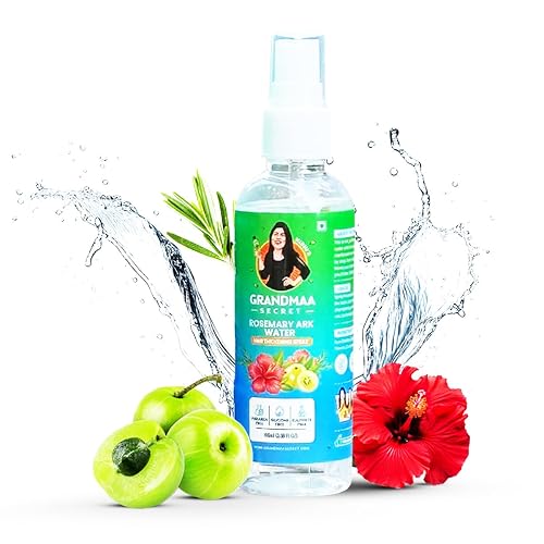 NIDHI’S GRANDMAA SECRET Rosemary Water Ark Hair Thickening Mist, Natural Rosemary Water Spray for Thick Hair, Rosemary Hair Mist Pure Distillate Beauty & Personal Care NIDHI’S GRANDMAA SECRET